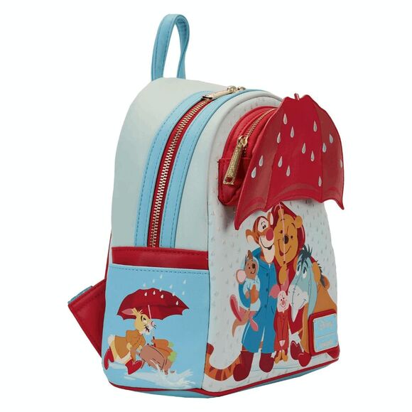 Loungefly Disney Winnie the Pooh and Friends Rainy Day Mini Backpack - Picture 3 of 6